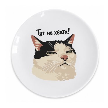 Тарелка «Не хватает!»: фото Тарелка «Не хватает!»: фото - ORNER