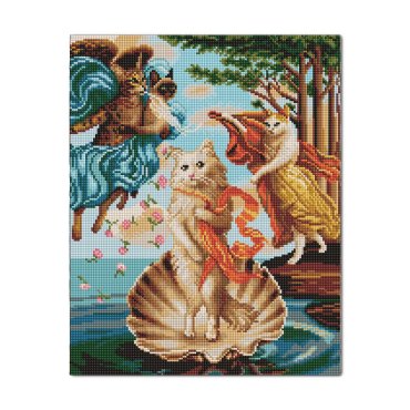 Алмазная мозаика «Кошачья Венера»: фото Алмазная мозаика «Кошачья Венера»: фото - ORNER