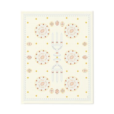 Скатерть «Пасхальные моменты» светло-голубая 130х170: фото Скатерть «Пасхальные моменты» светло-голубая 130х170: фото - ORNER