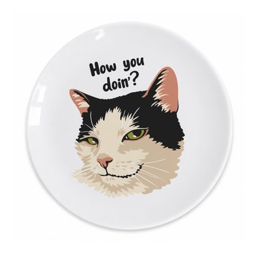 Тарелка «How you doin’?»: фото Тарелка «How you doin’?»: фото - ORNER